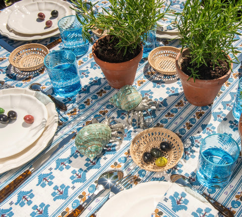 NAPPE SKORPIOS bleue