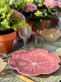 ASSIETTE A DINER CHOUX ROSE (Lot de 4)
