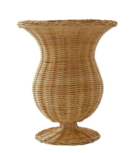 VASE EN ROTIN