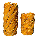 VASE FEUILLES DE CHATAÎGNIER
