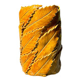 VASE FEUILLES DE CHATAÎGNIER