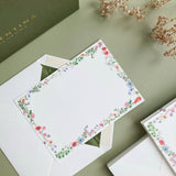 CARTE D'INVITATION - WILD BLOOMS (Lot de 10)